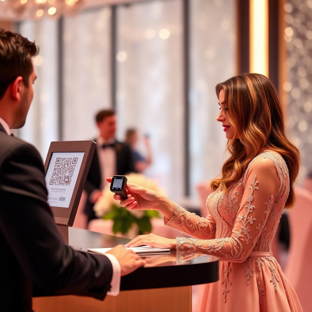 Sistem check-in buku tamu QR code